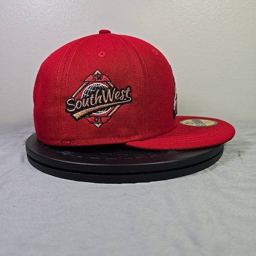 Fresno Grizzlies Marvel 59Fifty 7 1/8 Red Black New Era Hat MiLB Fitted Cap - Picture 5 of 9