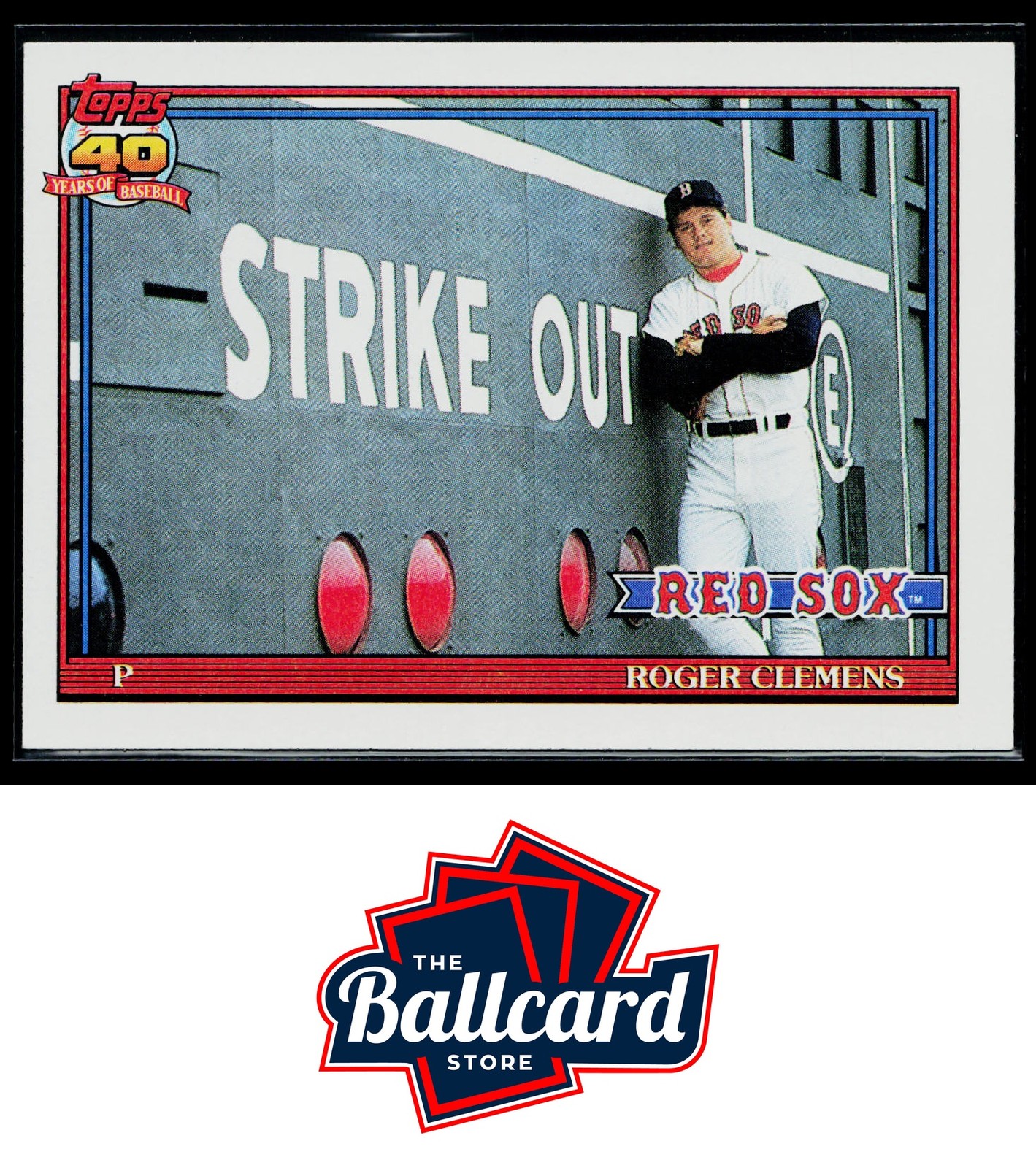 1991 Topps #530 Roger Clemens