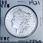 1921 BU GEM MORGAN SILVER DOLLAR UNC MS+++ U.S. MINT RARE COIN 7560