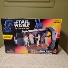 VINTAGE Detention Block Rescue STAR WARS The Power of the Force 1996 Kenner NEW