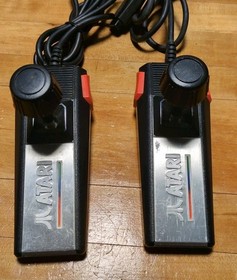 Atari 7800 Console with 2 Proline Controllers  Cleaned and Tested Working