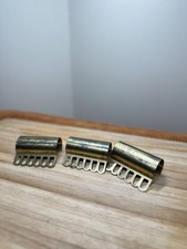 Vintage Closet Pole Clothes Separator Tie or Belt Brass Hanger Hook Unique