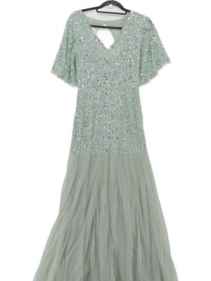 Coast Maxikleid UK10 in Grün