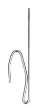 Kenney KN1007 Silver Steel Extra Long Pin On Hook 3 L in. for Traverse Rod
