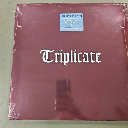 BOB DYLAN Triplicate SEALED LTD NUMBERED 3xLP 180g VINYL Vintage Style Case