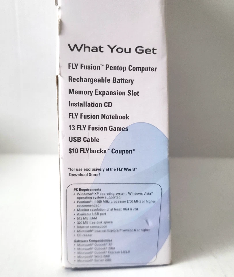 LeapFrog FLY Fusion Pentop Computer Homework System NEW/SEALED - Image 3 of 4