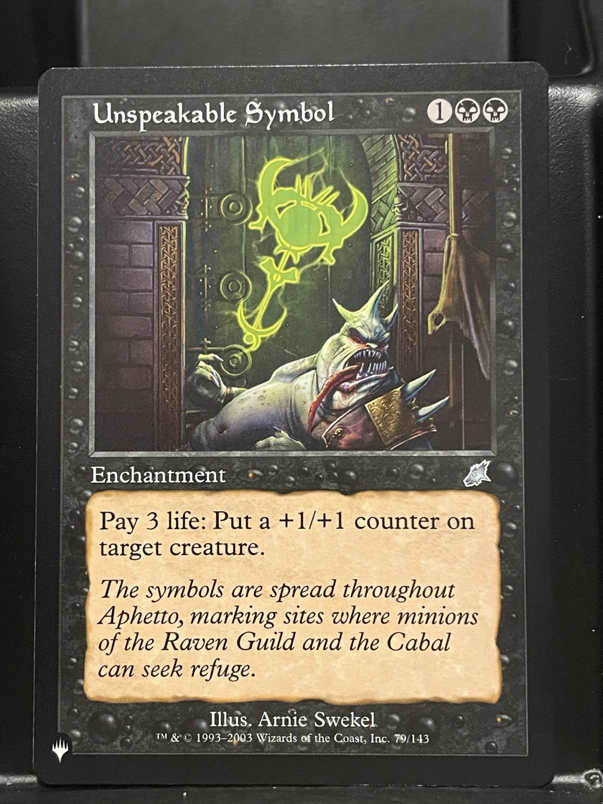 Unspeakable Symbol Scourge Regular NM The List Mystery MTG Magic Card