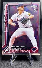 2025 Topps Chrome Update Sapphire Spencer Schwellenbach #USC132 Braves