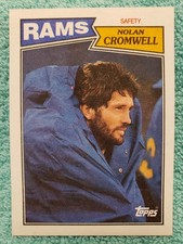 1987 TOPPS NOLAN CROMWELL #159 LOS ANGELES RAMS 