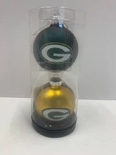 Green Bay Packers Christmas 2 Pack of Ornaments NFL NIB