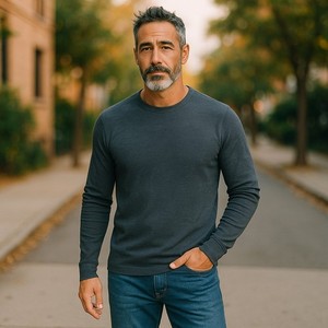 * OLD NAVY Black Thermal Waffle Weave Long Sleeved Base Layer Top Mens MED