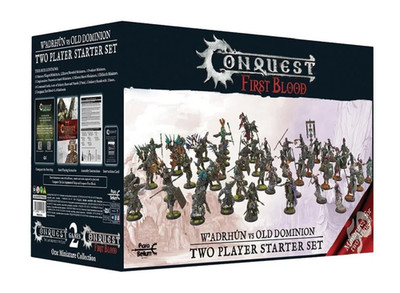 Conquest: First Blood - Two Player Starter Set - W'adrhŭn vs Old Dominion - New!