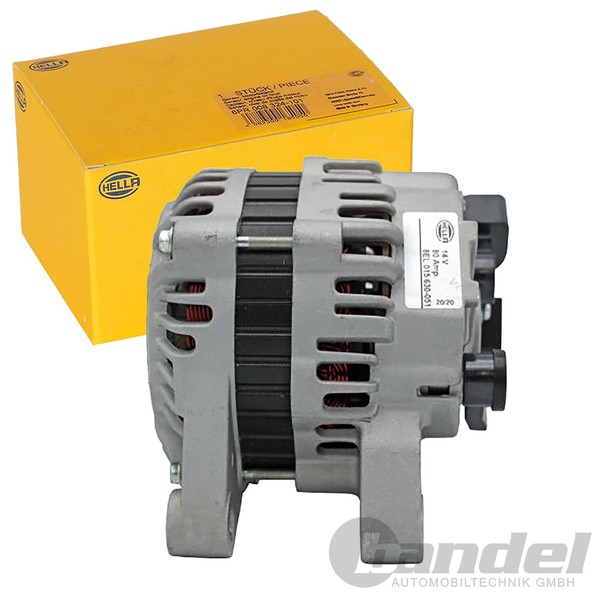 Hella Lichtmaschine Generator 80A Passend FüR CitroËN C2 C3 Peugeot 1007 207-image