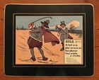 Set of four Charles Crombie Rules Of Golf Collectible Placemats Made in England — photo 2