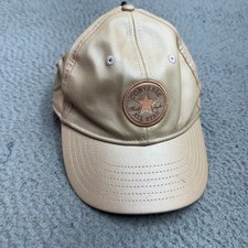 Gorra de béisbol Converse All Star satinada rosa beige pastel con tirantes talla única