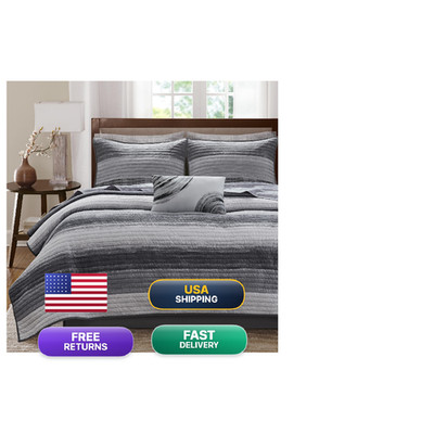 Madison Park Essentials Saben Cozy Bed In A Bag Reversible Quilt Complete
