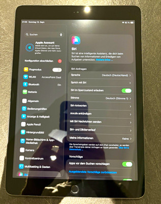 Apple iPad 9. Generation 64 GB Grau Wi Fi 10,2 Zoll MK2K3FD/A