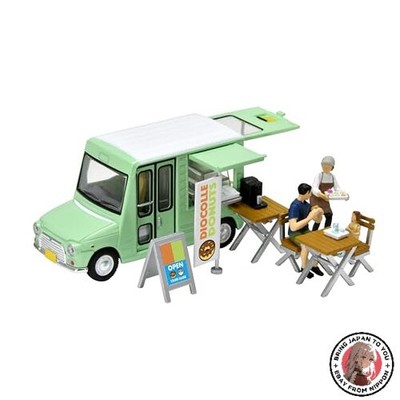 NEU Geocole 64 # Autos Snap 24A Donut Shop ABS Harz PVC Puppen/Zubehör Set +