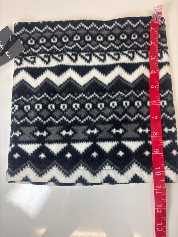 NUEVO CON ETIQUETAS Eddie Bauer Invierno Polar Cuello Calentador Rojo Buff Polaina EE. UU. Impreso Foto 3 de 3