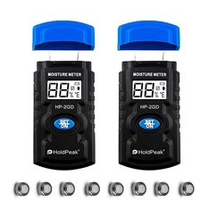 Digital LCD Wood Moisture Meter Detector Tester Wood Firewood Paper Cardboard US