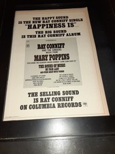 Ray Conniff Mary Poppins The Sound Of Music Rare Original Promo Poster Ad Framed