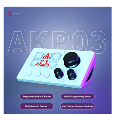 Ajazz AKP03E Programmable Macro Keypad Desk Control Panel | eBay