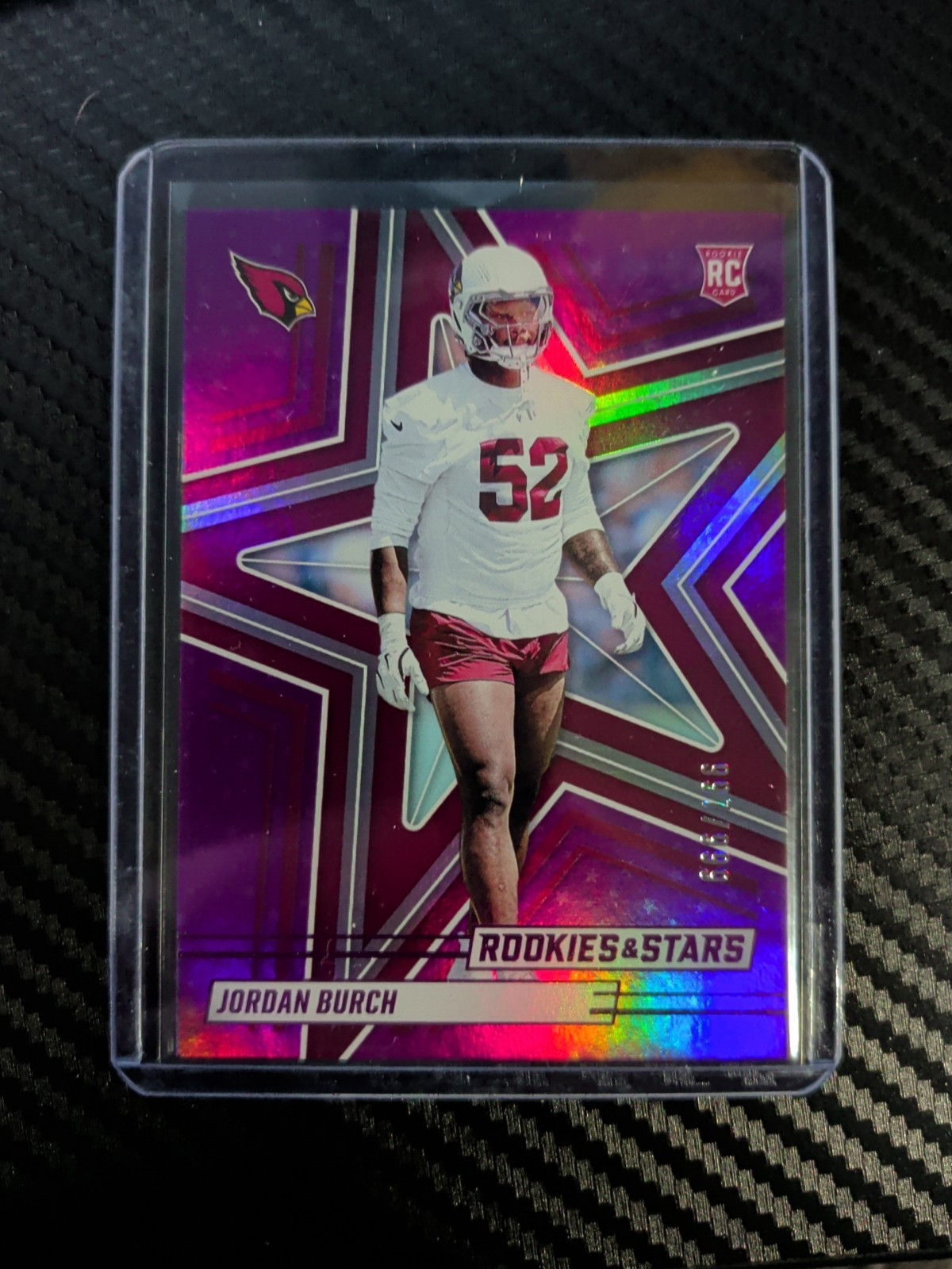 2025 Panini Rookies & Stars Football Jordan Burch Purple /999 Rookie
