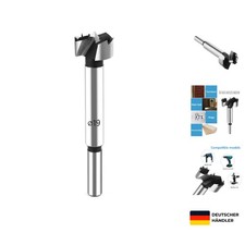 Forstnerbohrer 19mm Hochgeschwindigkeitsstahl Holzbohrer, 90mm L&auml;nge, mit Run...