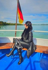 Sexy Overknee Stiefel Stark Getragen Fell 36 37