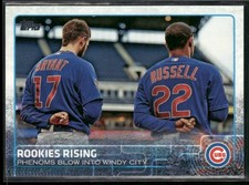 2015 Topps Update Rookies Rising (Kris Bryant / Addison Russell) #US79 Cubs