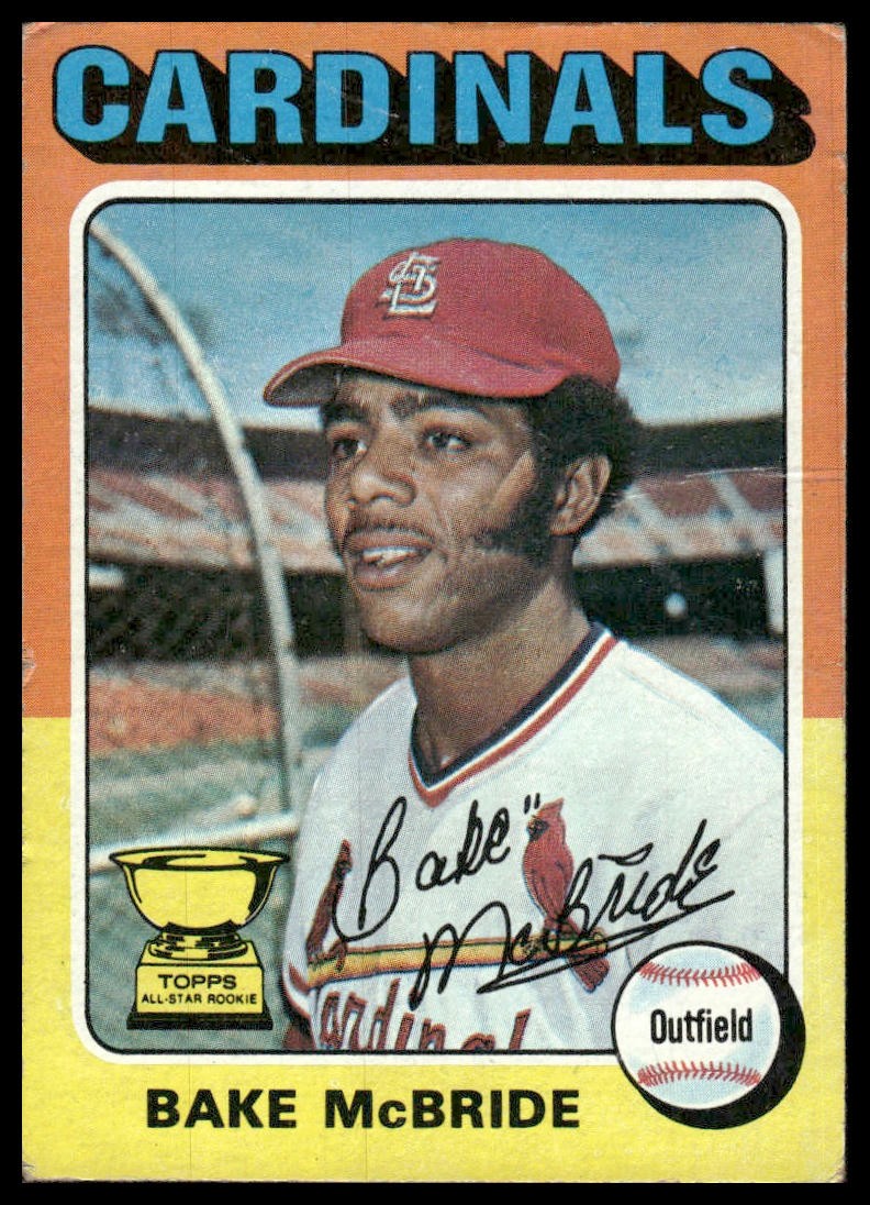 Bake McBride 1975 Topps #174 St. Louis Cardinals