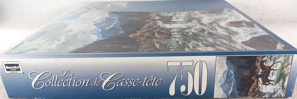 Rompecabezas High Mountain Crossing 750 piezas RoseArt The Puzzle Collection Foto 2 de 3