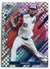 Chris Sale RARE!! Checkerboard Refractor 2025 Topps Finest - #267