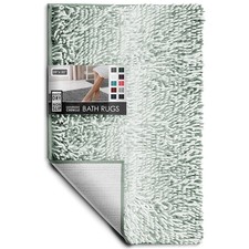Hearth  Harbor Bathroom Rugs, 1'8" x 2'8" Rectangular , Ombre Green