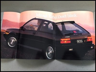 1986 Mitsubishi Mirage and Turbo 16-page Vintage Car Sales
