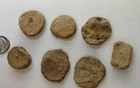 7  Civil War Relic flattened bullet poker chips, buy now for $14.00 + Shipping