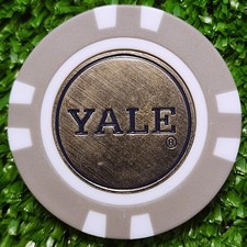 Yale University Bulldogs Golf Ball Marker Magnetic Poker Chip New