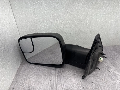 2002-2010 Dodge Ram Black Driver Tow Mirror 55077445AO OEM
