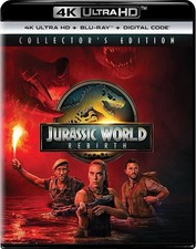 Jurassic World: Rebirth 4K UHD Blu-ray movie 2 disc set brand new in packaging