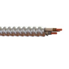 500' 12/2 Solid Copper AC-Lite Interlocked Aluminum Armor Cable 600V