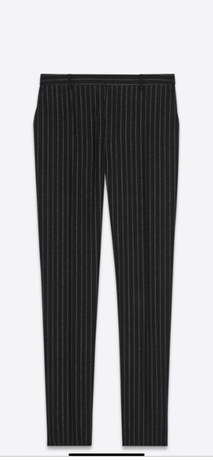 Pantaloni da uomo Saint Laurent a righe lame. 52 36. $1090