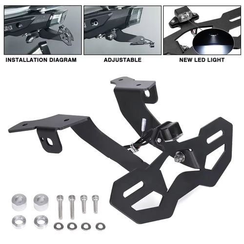 For CFMOTO 450MT 2024 Motorcycle License Plate Holder Fender Eliminator Tail Fra - Picture 8 of 12
