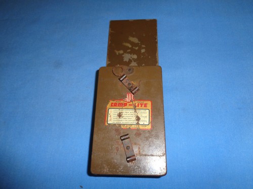 Vintage Camp-Lite Light Flashlight Morse-Code Made by United States Electric Mfg - Picture 3 of 10