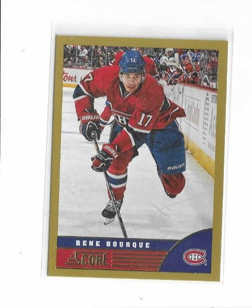 2013-14 Score Gold Rene Bourque #261 Canadiens