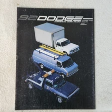 1992 Dodge Commercial Work Trucks Brochure.  14 Pages.