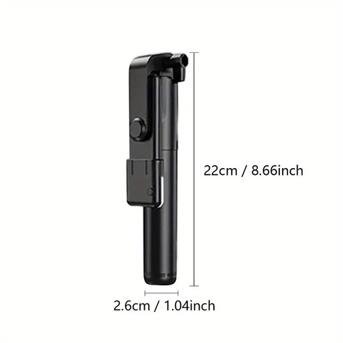 Fill light phone selfie stick with wireless remote control retractable tripod - Picture 2 of 10