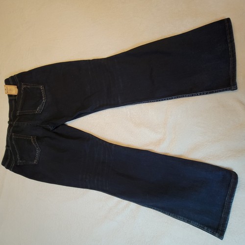 Pantalones de mezclilla plateados para mujer Suki tiro medio ajustados corte botín talla grande 24 azul índigo - Imagen 3 de 10