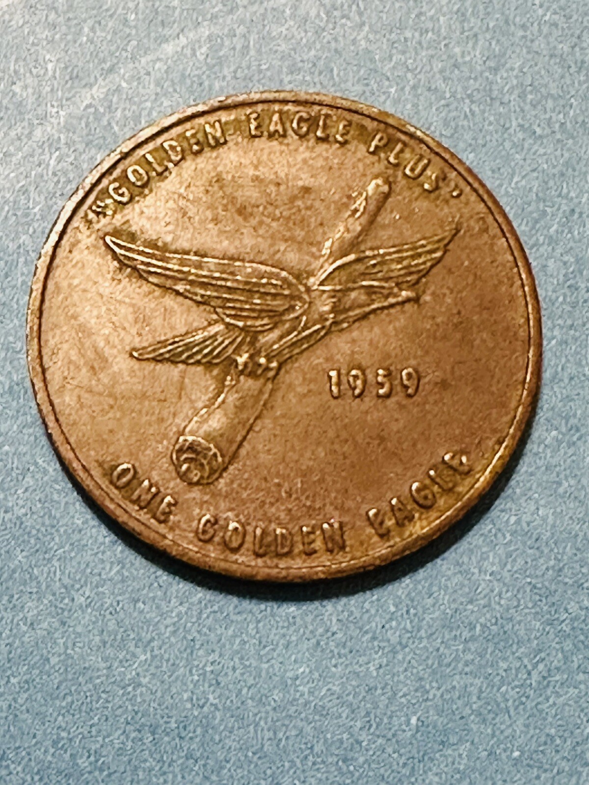 1959 General Electric Supply Co Fall Lamp Activity One Golden Eagle