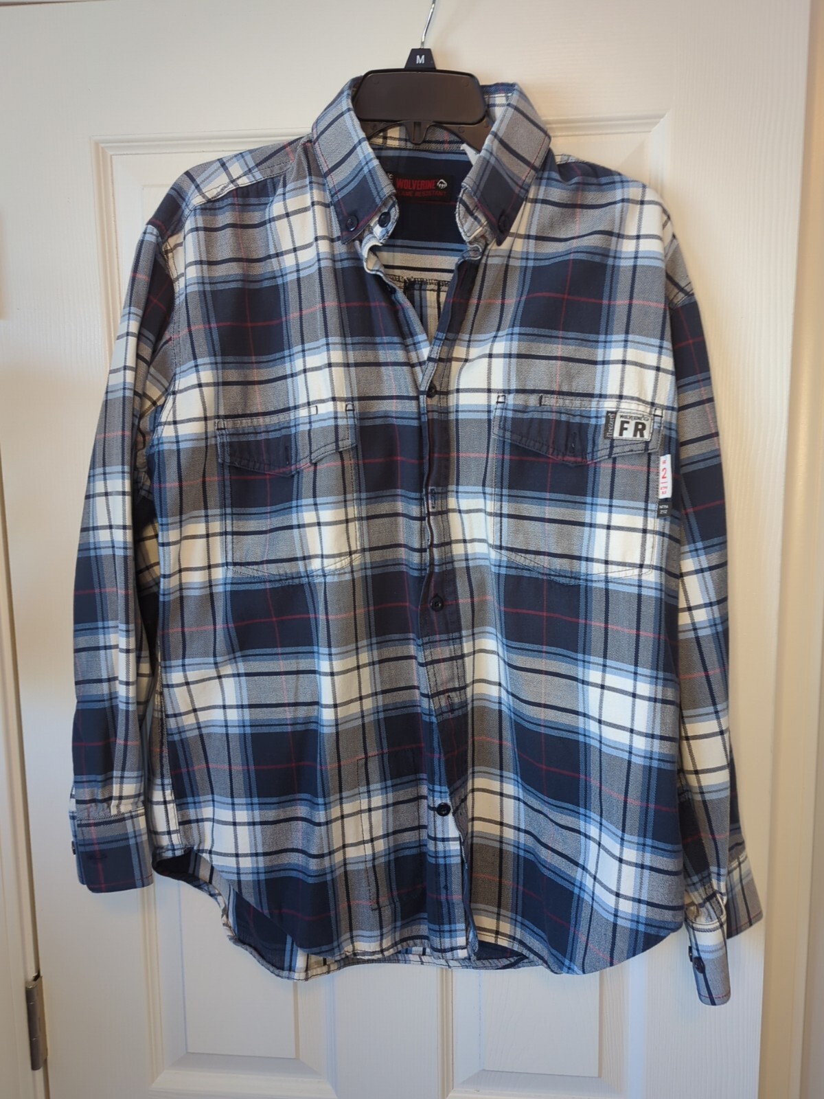 EICWOLVERINE FLAME RESISTANT FIRE ZERO BUTTON UP … - image 1