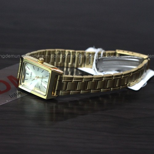 Casio Women's Analog metal Watch Gold Original New LTP-V007G-9E - Picture 2 of 9